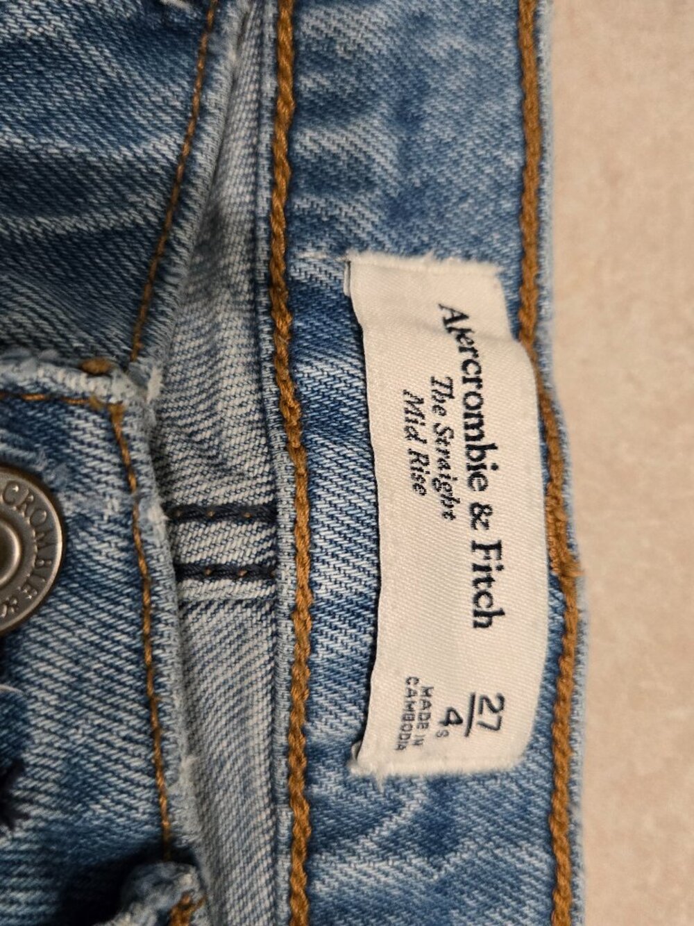 Abercrombie&Fitch 90s straight jeans